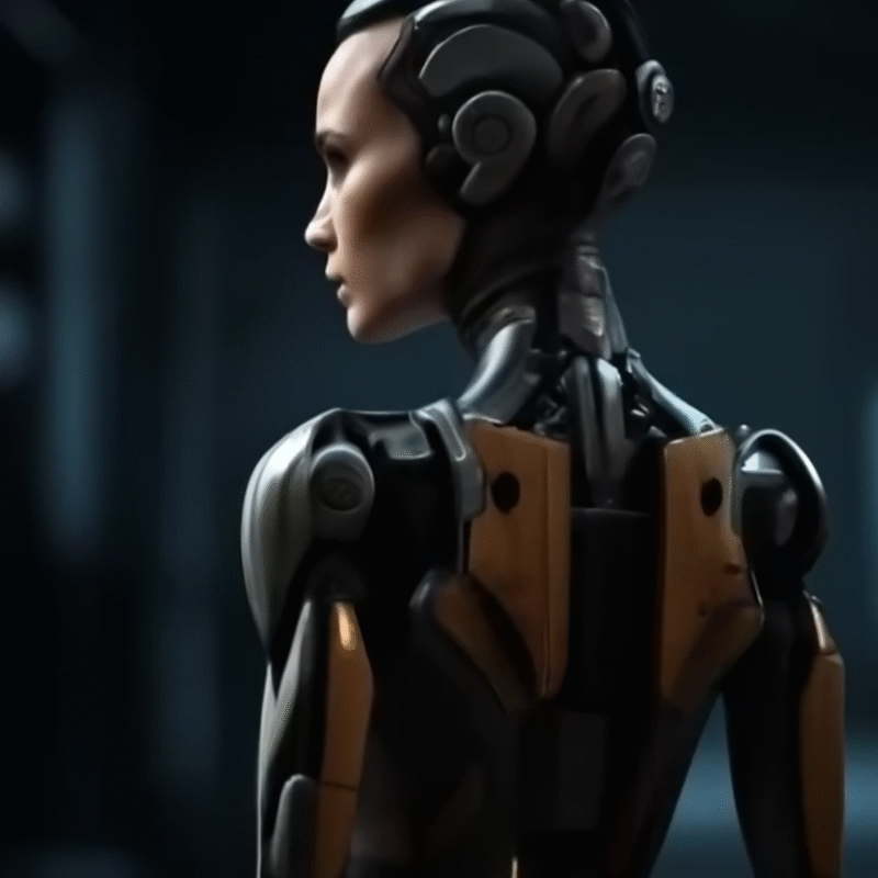 Female Cyborg - Generated with Craiyon Our Vision